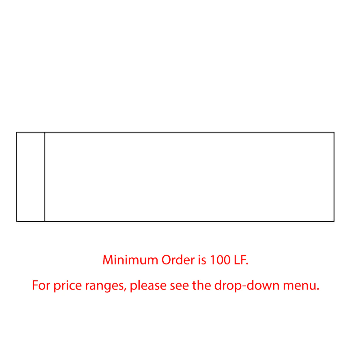Custom Dimensional Stock, 3/4''w x 2 3/8''d