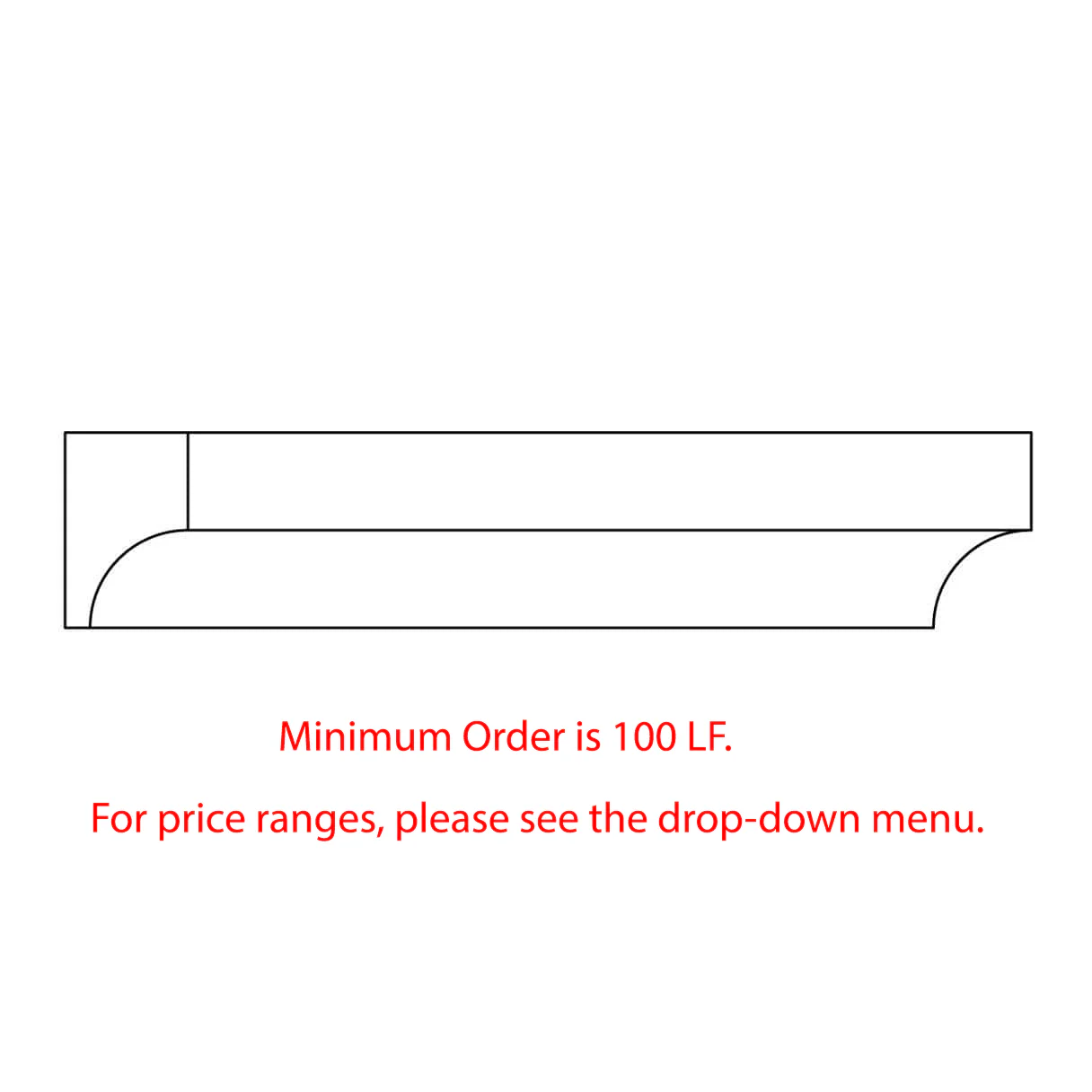 Custom Panel Mould, 1 1/4''w x 2''d