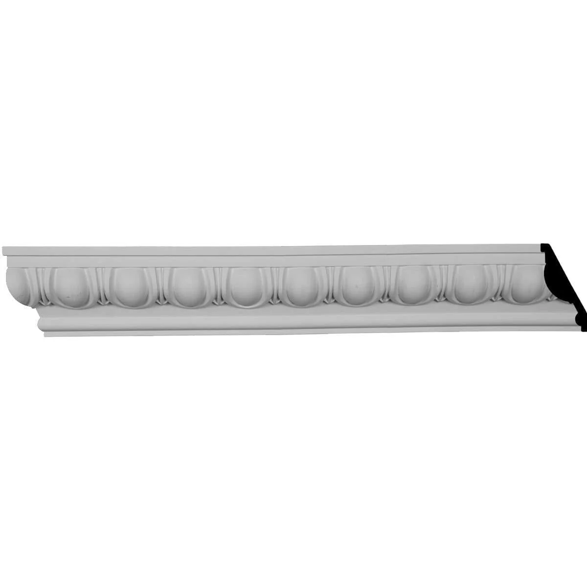 Egg & Dart Crown Moulding, 4 3/4"H x 2 3/8"P x 5 1/4"F x 94 1/2"L