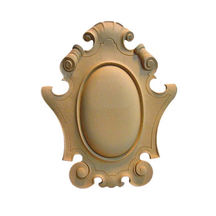 English Shield Onlay, 13 1/4"w x 16 1/4"h x 1/2"d, Made To Order, Minimum Order Amount $300