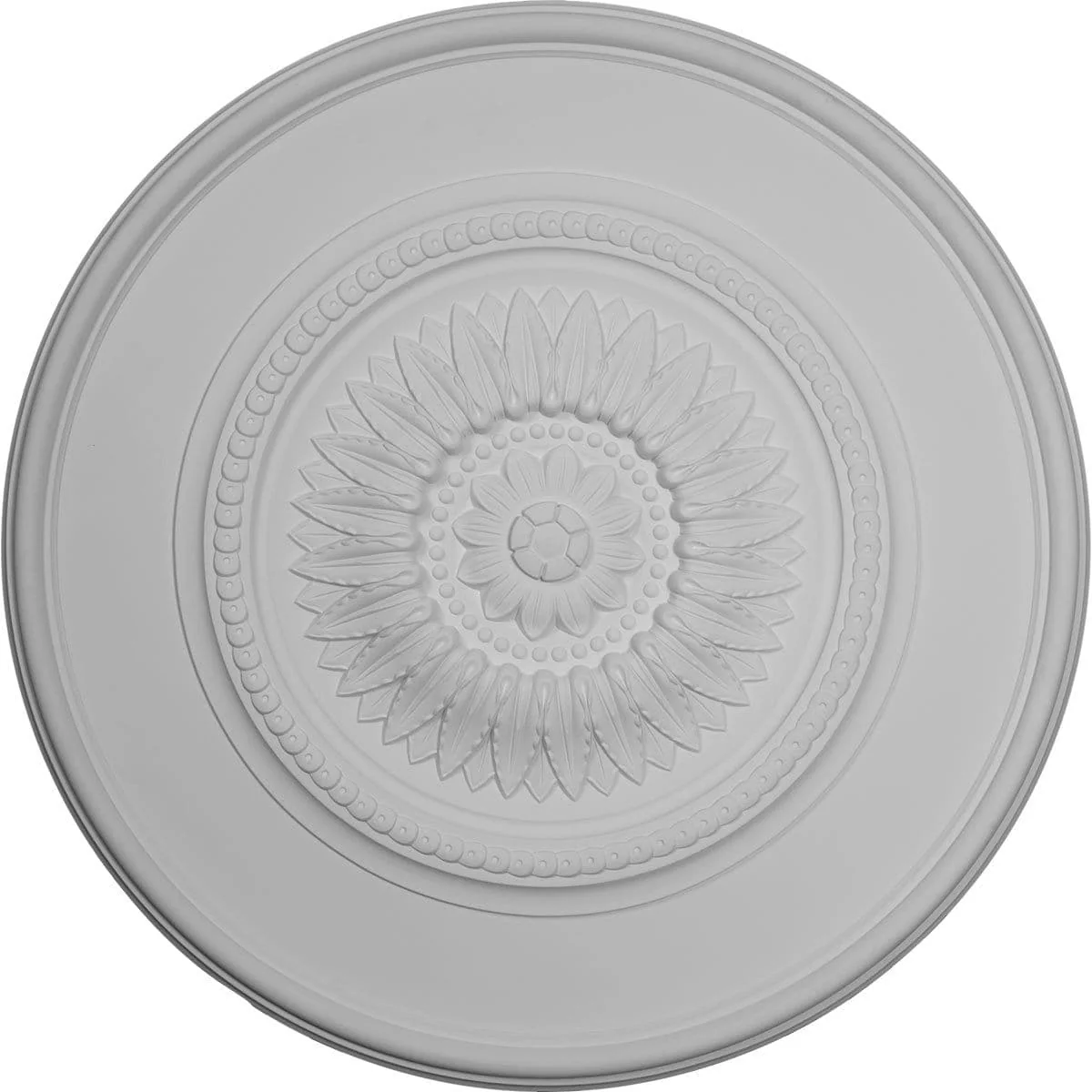 Floral Ceiling Medallion, 41 1/8"OD x 2 1/2"P