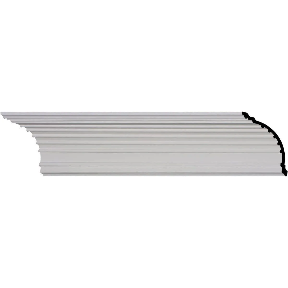 Foster Cove Crown Moulding, 6 1/4"H x 6 1/2"P x 9"F x 94 1/2"L