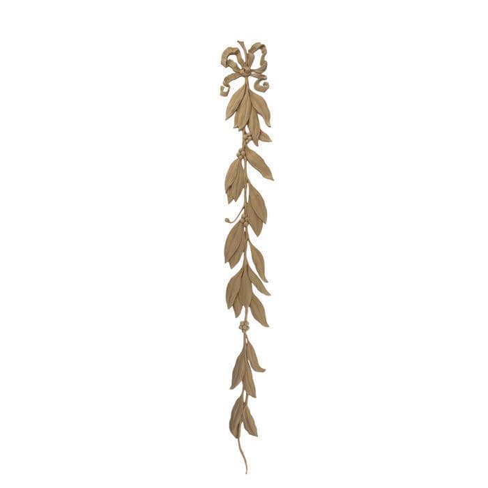 French Leaf Drop with Berries Onlay, 2 3/4"w x 26 1/2"h x 1/4"d, Made To Order, Minimum Order Amount $300