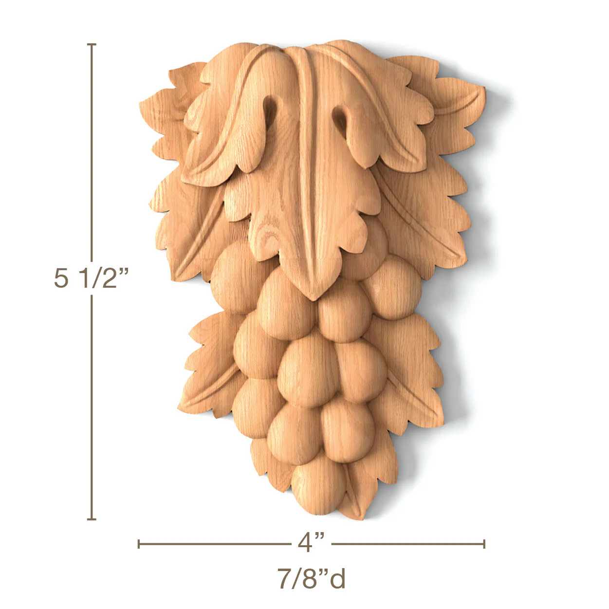 Vineyard Drop, 5 1/2"w x 17 1/8"h x 1 1/2"d, SPECIAL ORDER (3-6 Weeks)
