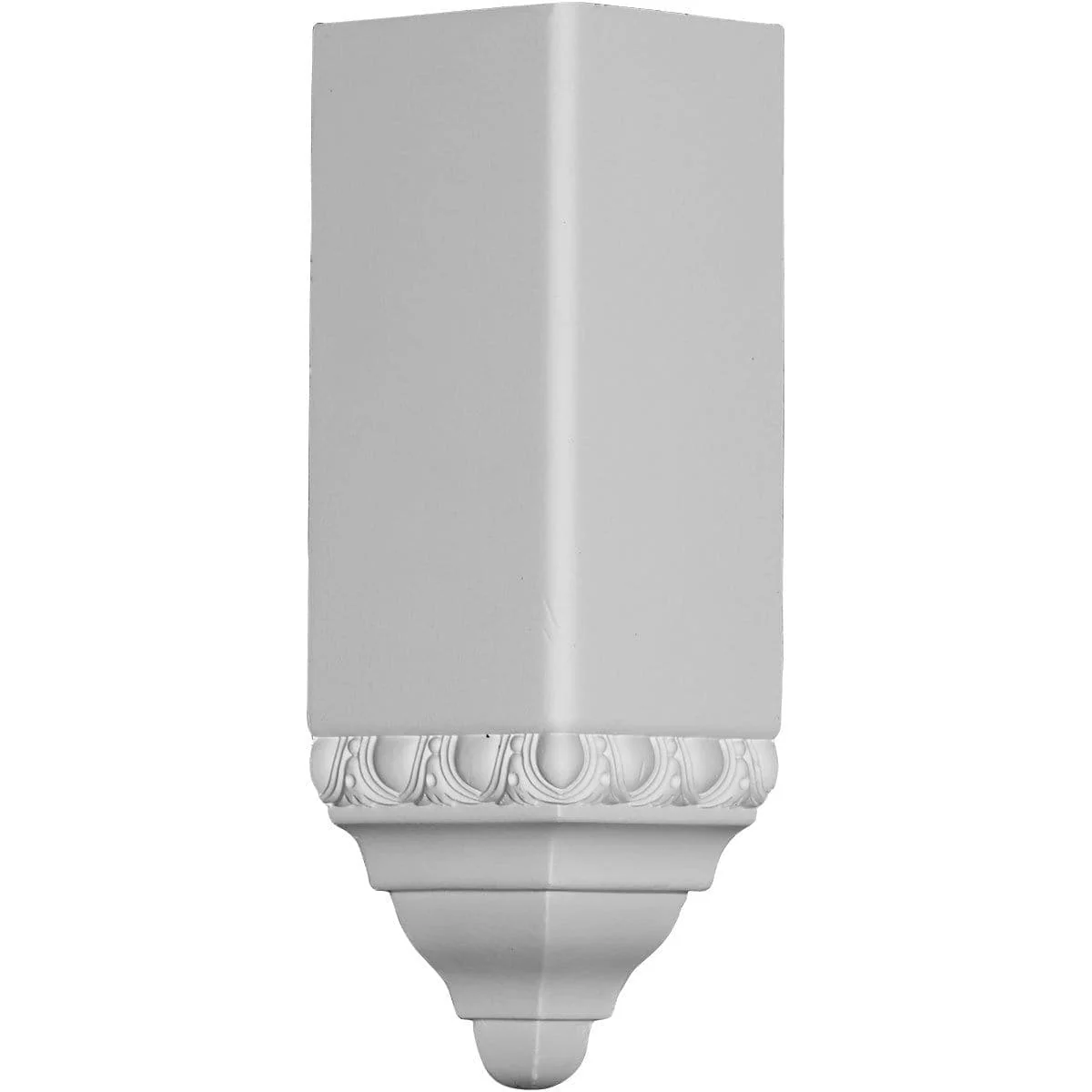 Inside Corner, 3 1/2"W x 3 1/2"P x 11-14"H
