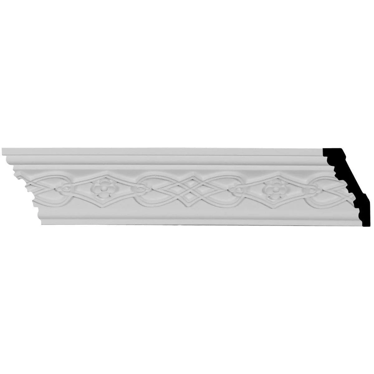 Loera Crown Moulding, 2 3/4"H x 1 5/8"P x 3 1/8"F x 94 1/2"L