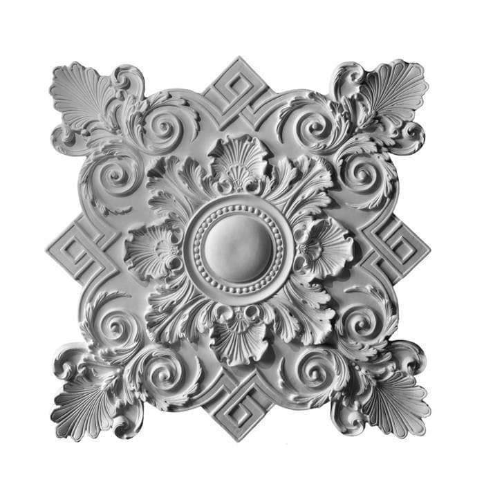 Louis XIV Medallion, Plaster, 38 1/2"w x 38 1/2"h x 2"d, Made To Order