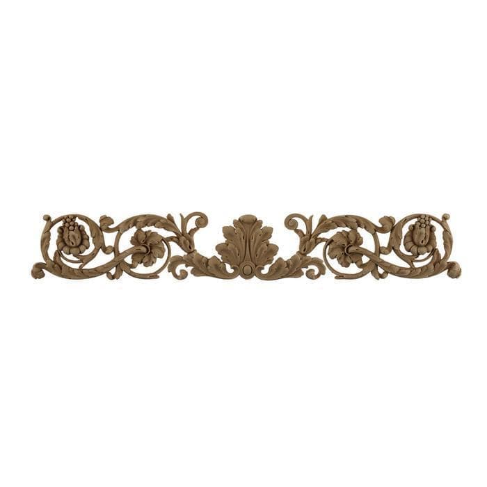 Louis XVI Horizontal Design Onlay, 26 3/4"w x 4 1/4"h x 3/8"d, Made To Order, Minimum Order Amount $300