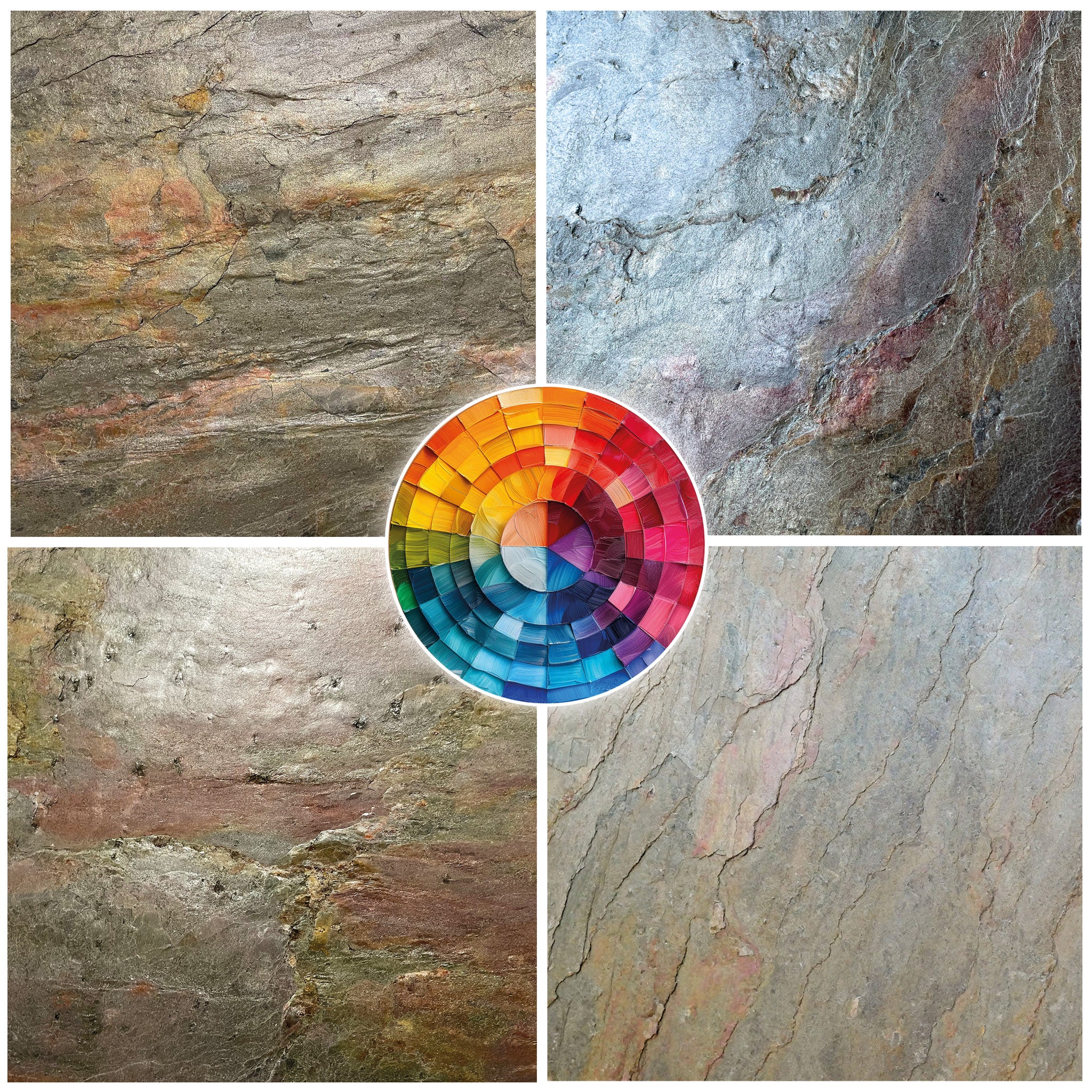 Burning Forest, Natural Slate Veneer - Sample Sheet (11" L x 4" W) - Image 3