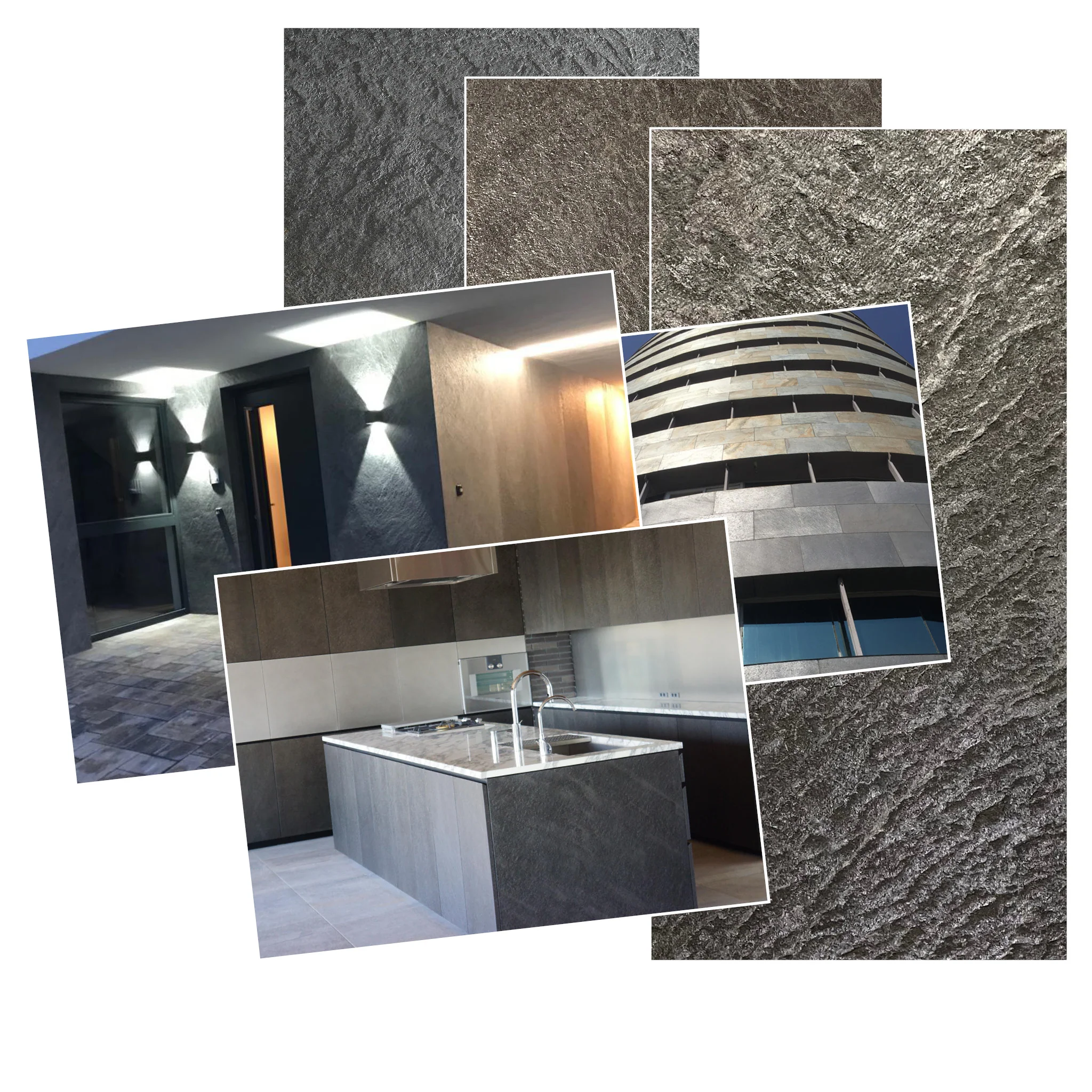 Galaxy Black, Natural Slate Veneer – 47 1/4" W x 94 1/2" L - Sold By Panel - Image 8