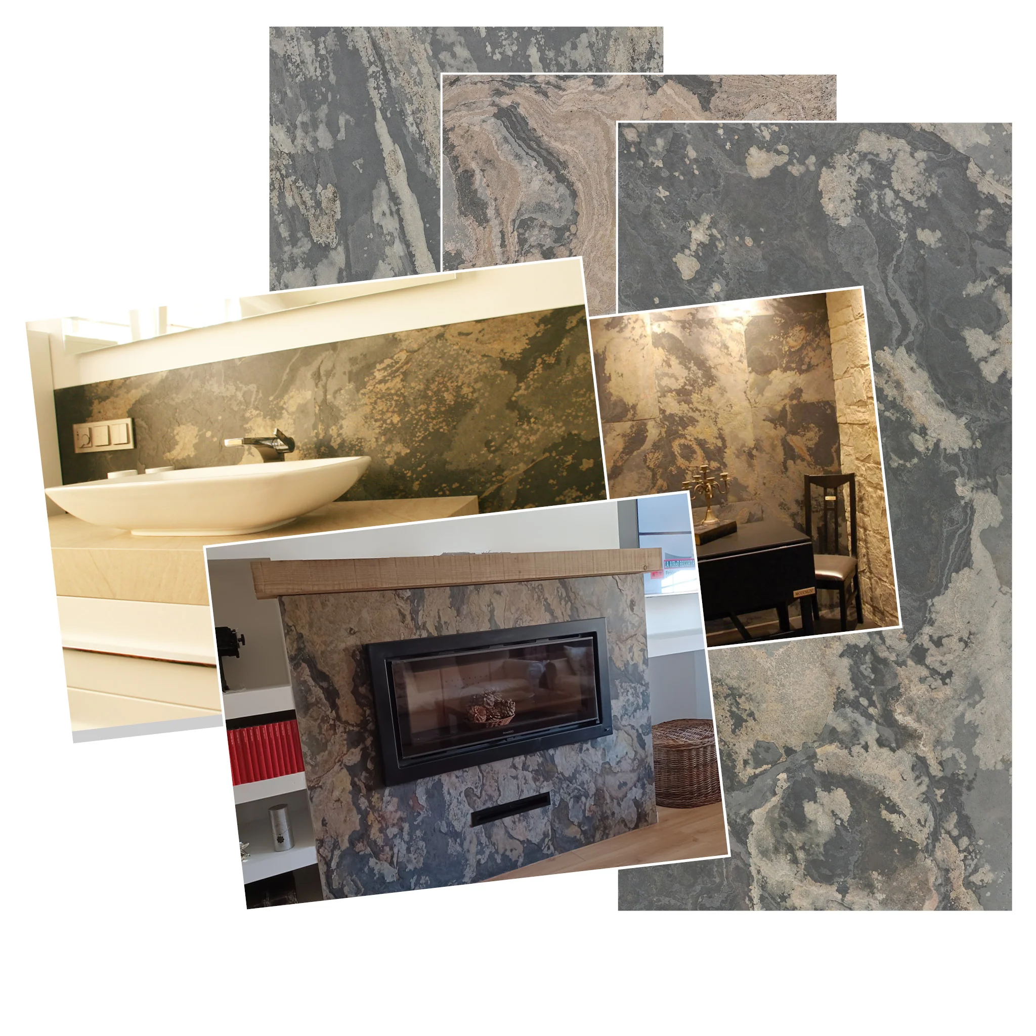 Rustique, Natural Slate Veneer - 24" W x 48" L - Sold By Panel - Image 8