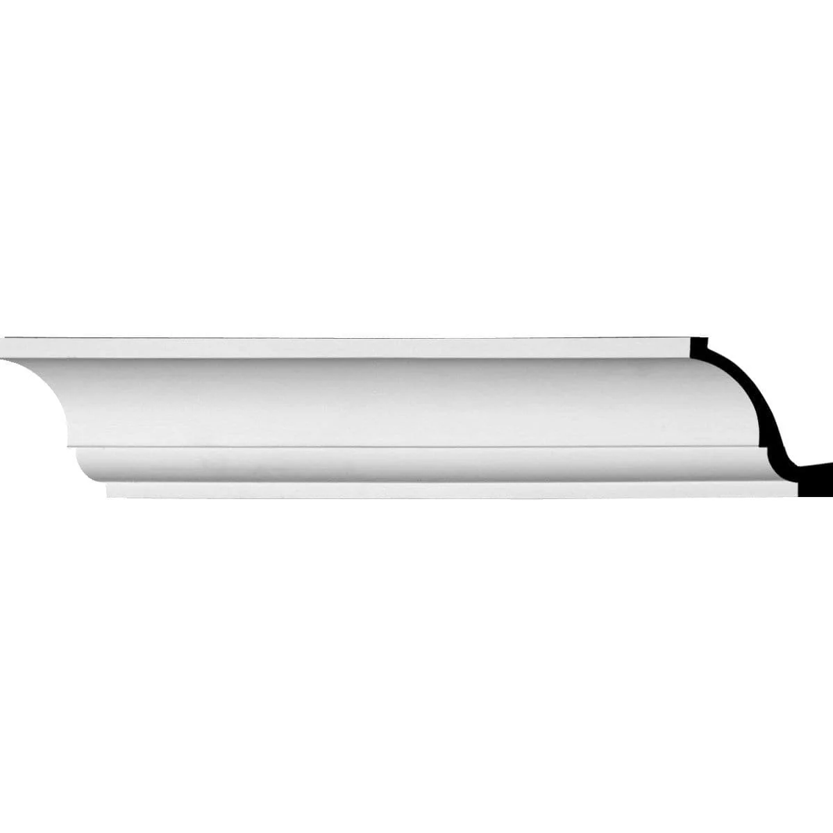 Marseille Crown Moulding, 5 5/8"H x 4 5/8"P x 8"F x 94 1/2"L