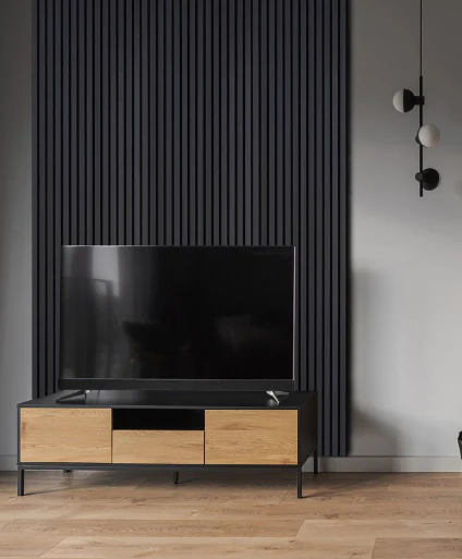 Matte Black Oak Acoustic Panel - Harmony Series - Image 9