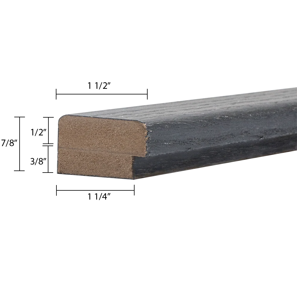 Matte Black Oak Acoustic Panel, Varnished Wood - ( 1" Wide Slats ) - Sold 2 Panels Per Carton - Image 13