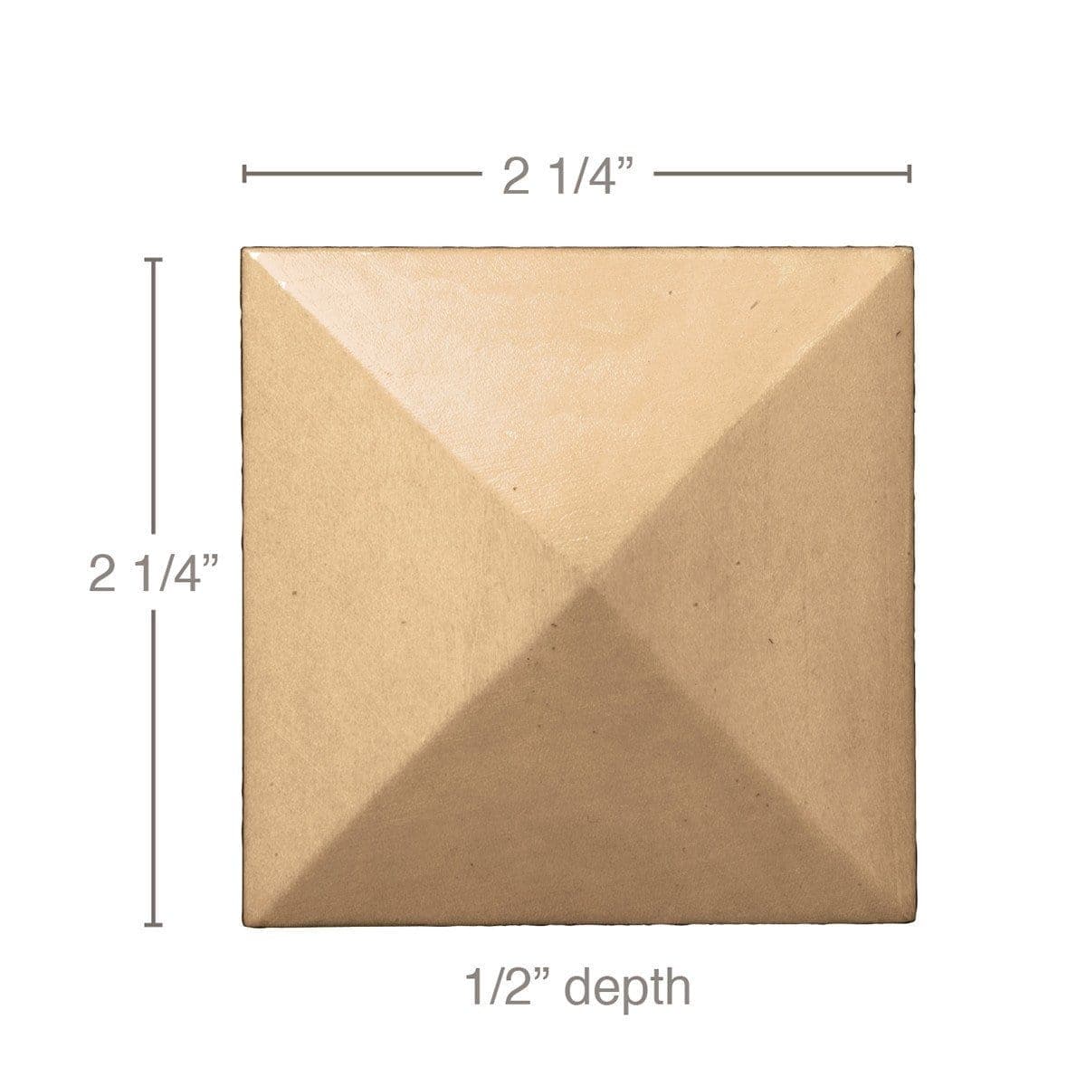 Medium Classic Button(Sold 4 per card), 2 1/4''w x 2 1/4''h x 1/2''d