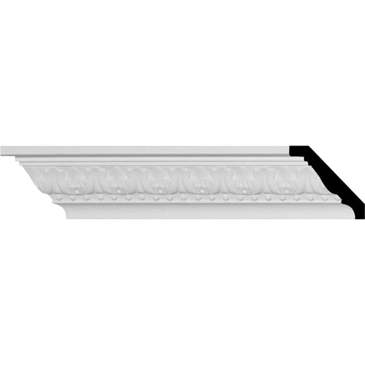 Nadia Crown Moulding, 2 3/8"H x 2 3/8"P x 3 1/4"F x 94 1/2"L, (1 1/2" Repeat)