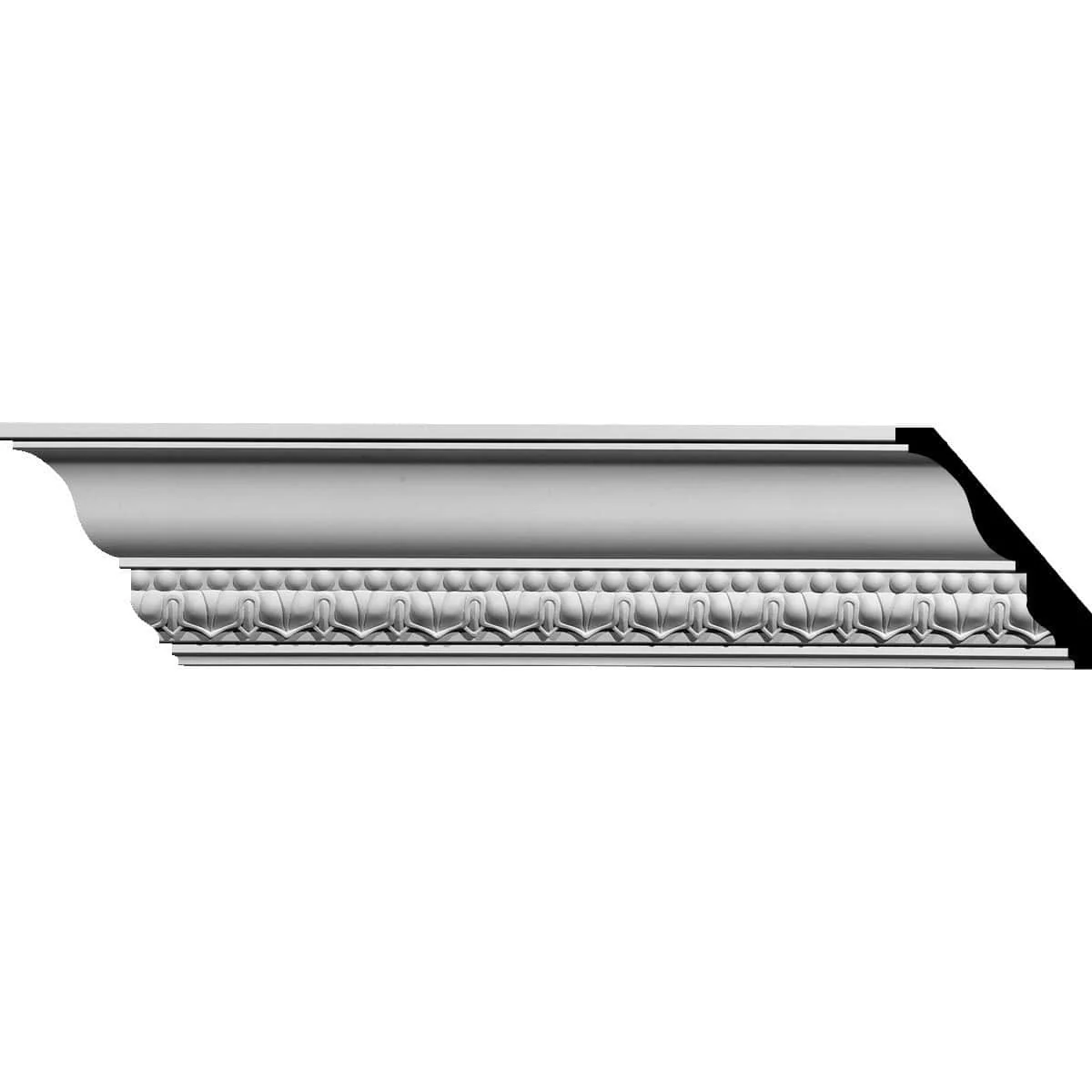 Nadia Crown Moulding, 4 3/4"H x 5 1/8"P x 7"F x 94 1/2"L
