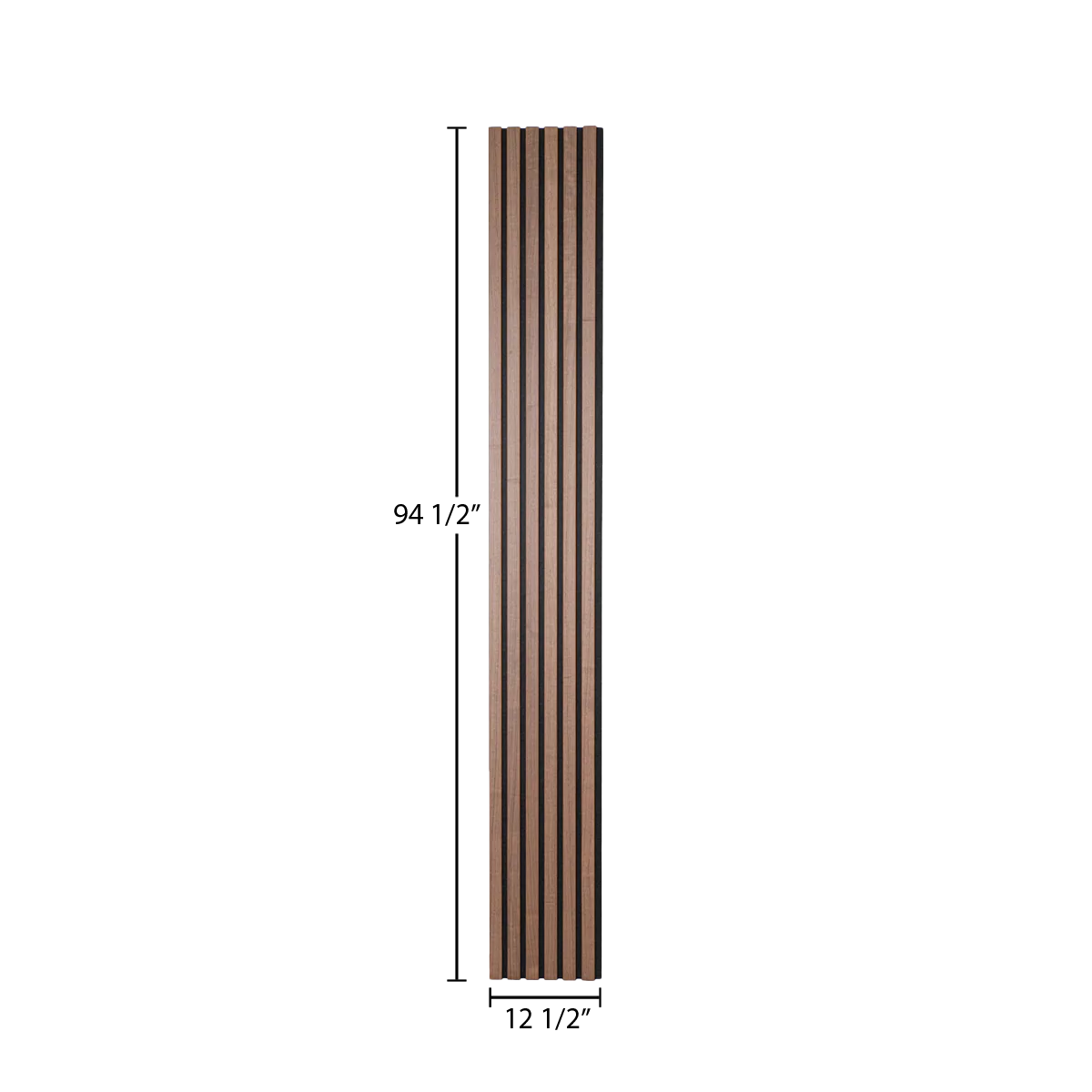 Natural Walnut Acoustic Panel, Varnished Wood - Harmony Series - Sold 2 Panels Per Carton - Image 5