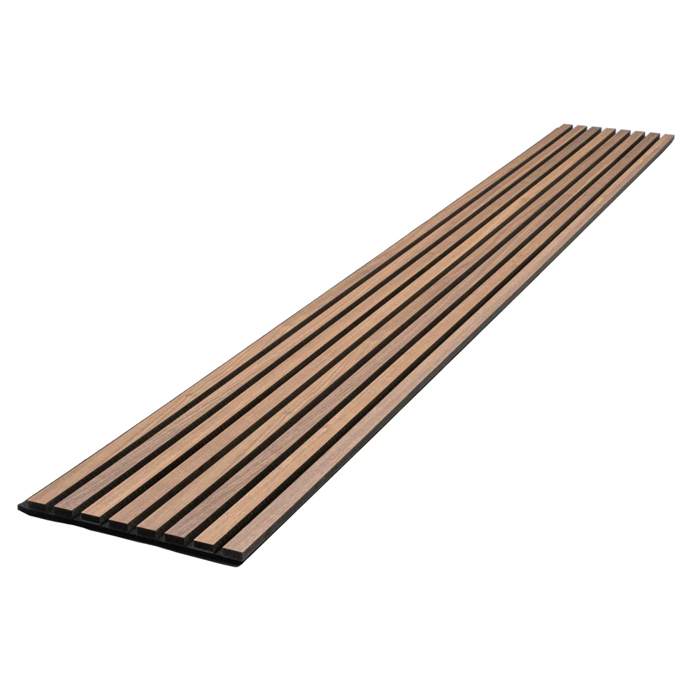Natural Walnut Acoustic Panel, Varnished Wood - Harmony Series - Sold 2 Panels Per Carton - Image 7