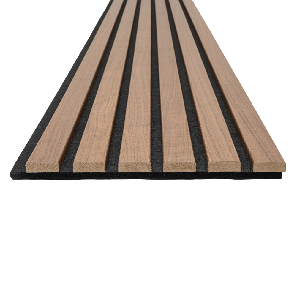 Natural Walnut Acoustic Panel, Varnished Wood - Harmony Series - Sold 2 Panels Per Carton - Image 8
