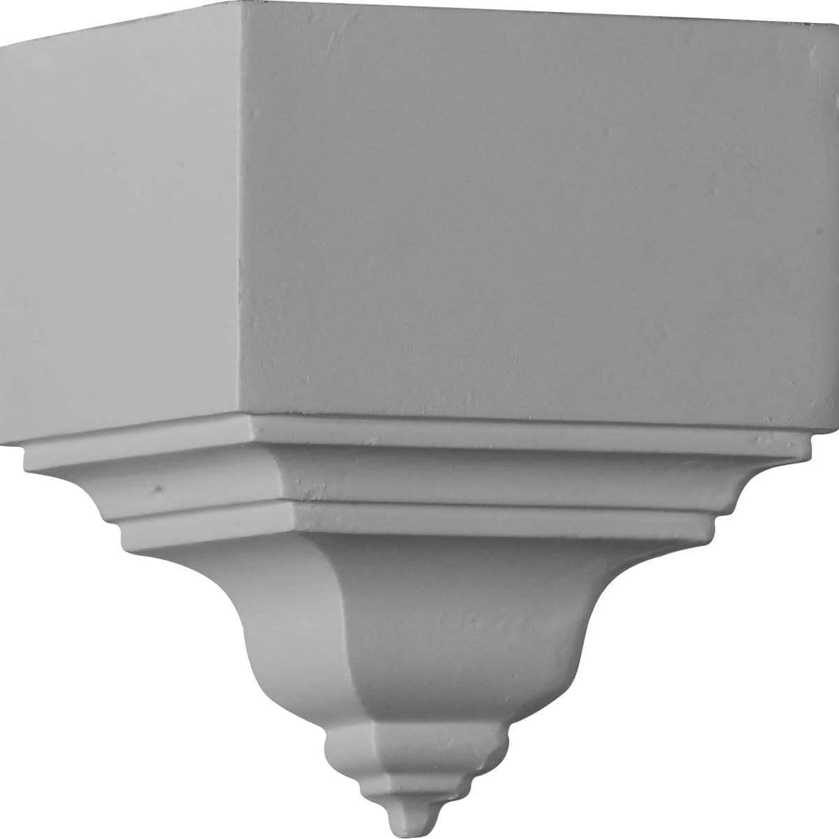 Outside Corner for Moulding Profiles Less than 3 1/8"P and 3 7/8"H, 3 1/8"P x 3 1/8"W x 7 3/4"H
