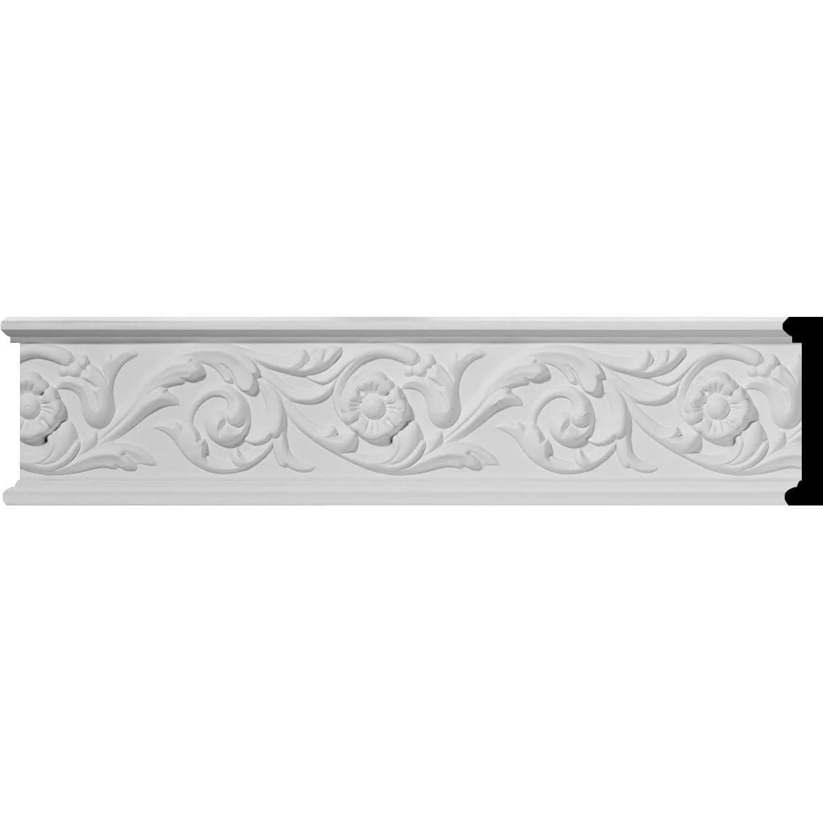 Running Leaf Chair Rail (5 7/8" Repeat), 3 1/4"H x 3/4"D x 94 1/2"L