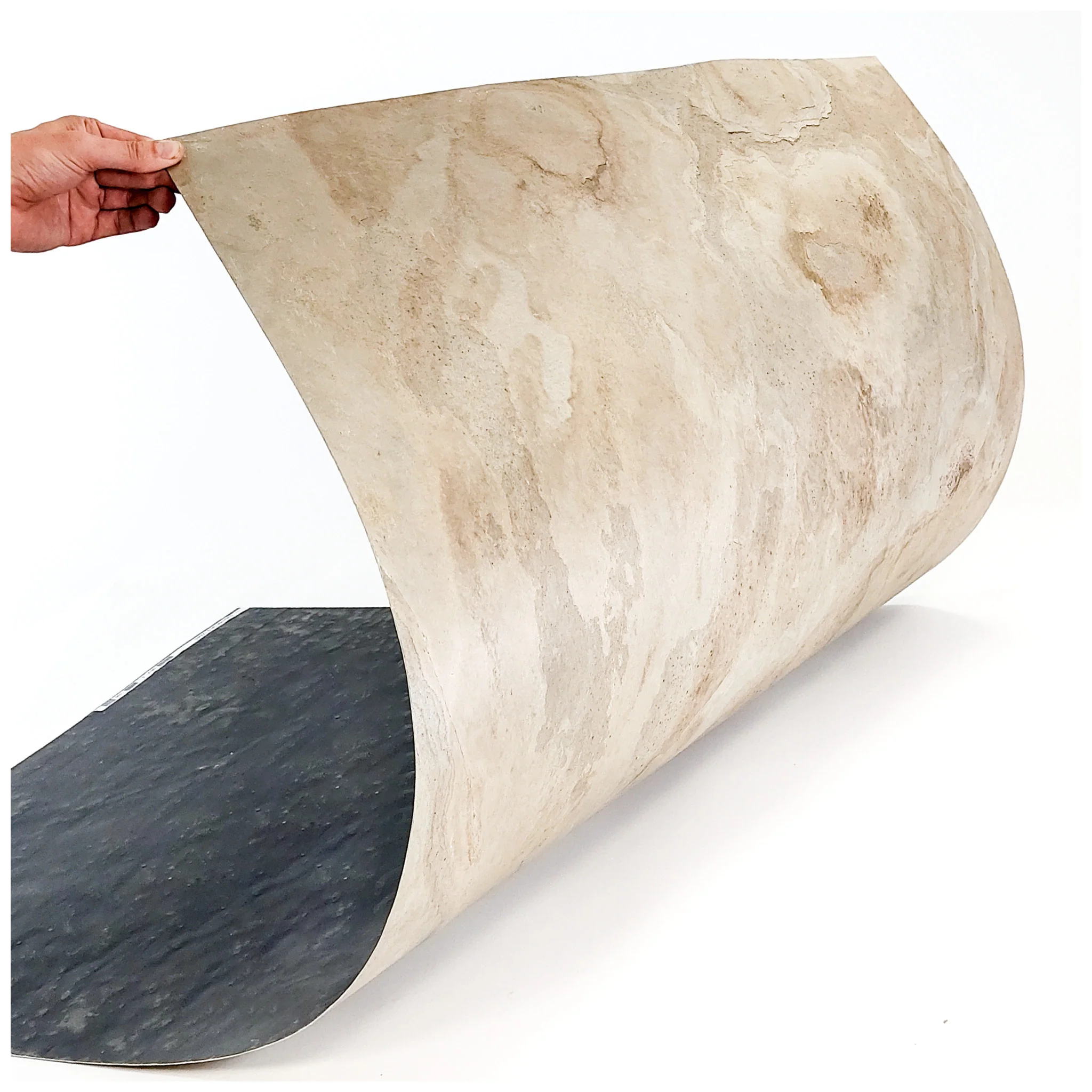 Tan, Natural Slate Veneer – 24" W x 48" L - Sold By Panel