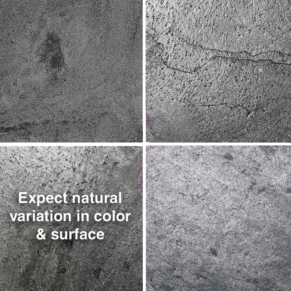 Silver Grey - Flexible Mica Slate Stone Veneer - Opaque - Image 3