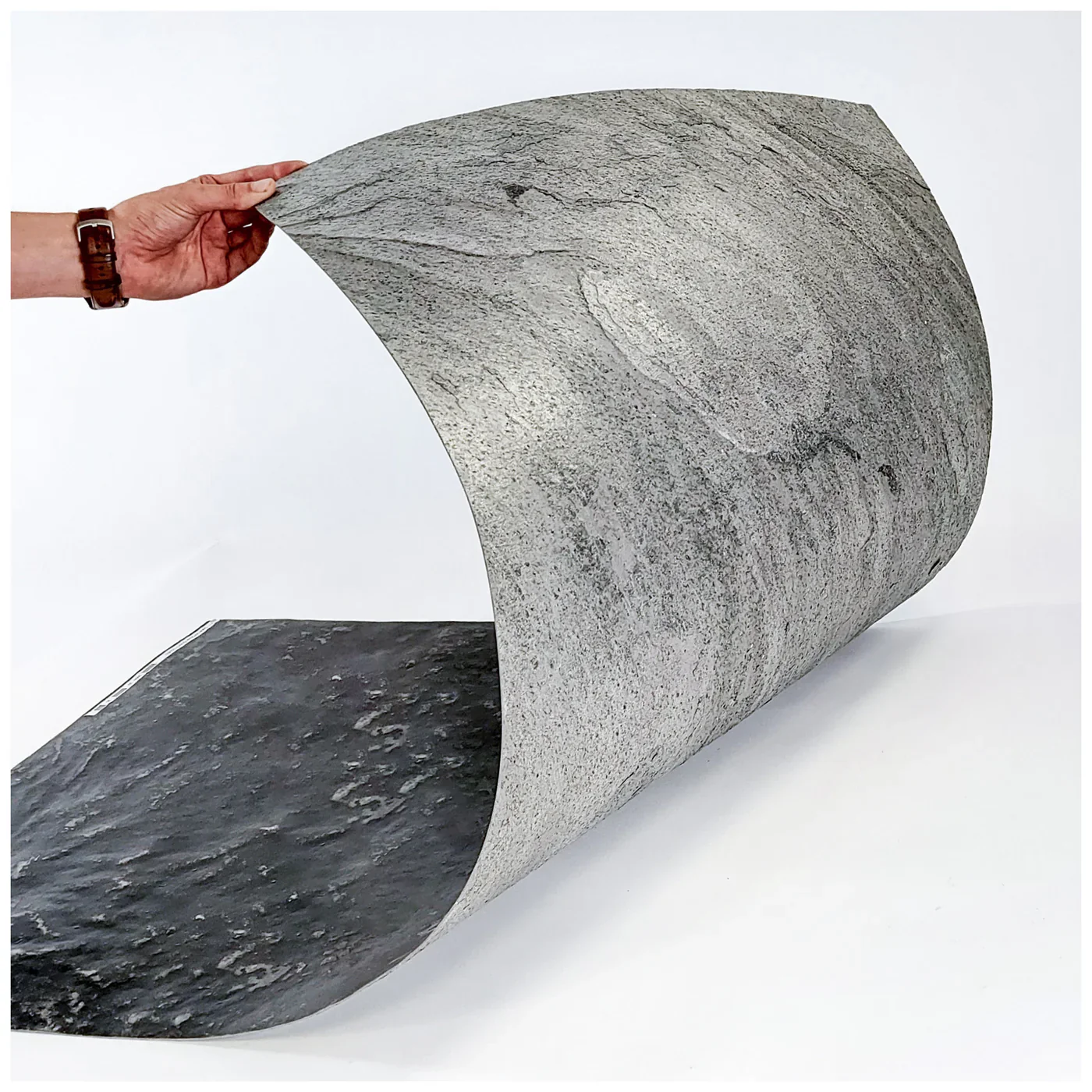Silver Grey - Flexible Mica Slate Stone Veneer - Opaque - Image 4