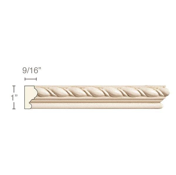 Small Rope (Repeats 3/4), 1''w x 9/16''d