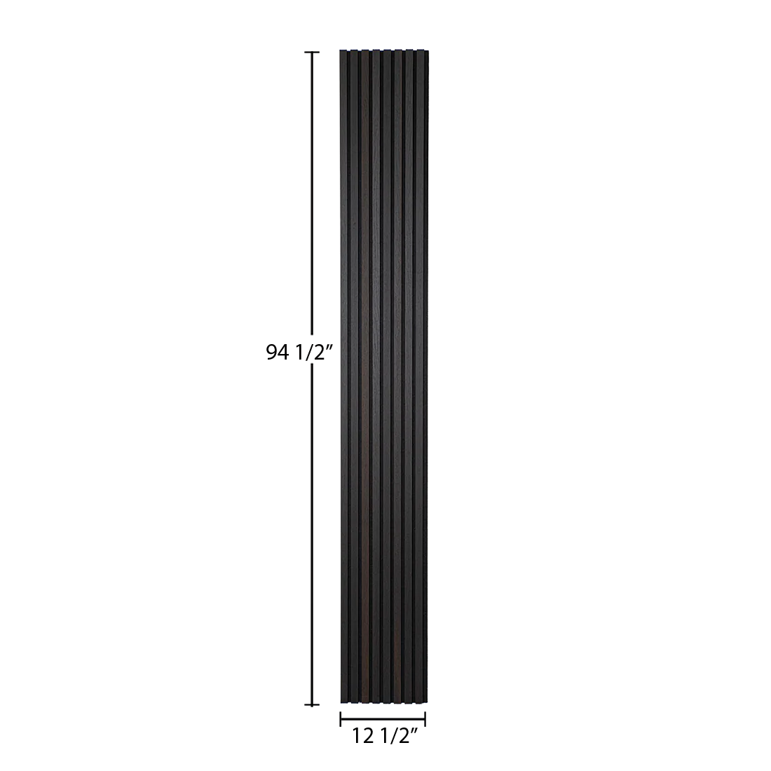 Smokey Oak Acoustic Panel, Varnished 1" Wide Slats - Harmony Series - Sold 2 Panels Per Carton - Image 4