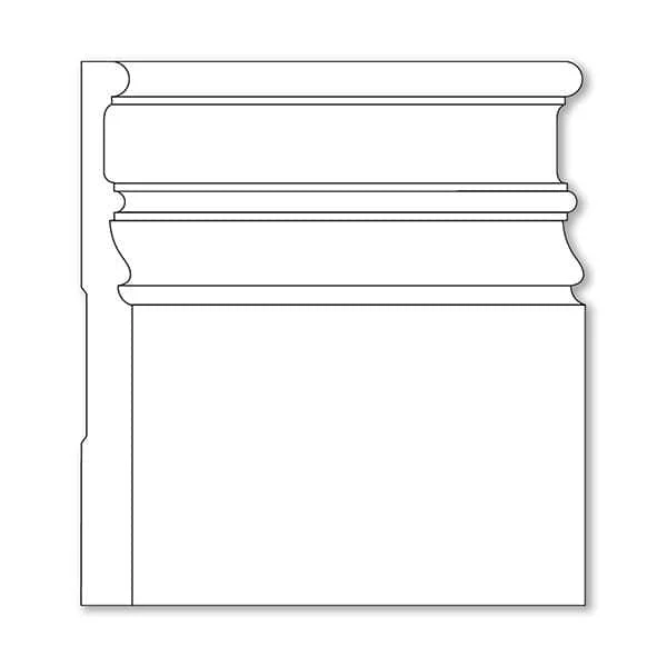 Traditional Base, 8"w x 3/4"d