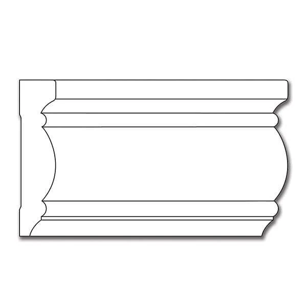 Traditional Casing, 3 1/2 ''w x 13/16''d