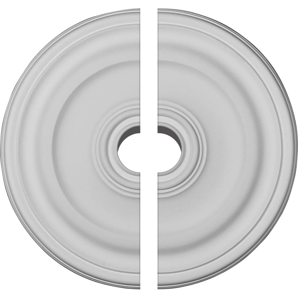 Traditional Ceiling Medallion, Two Piece (For Canopies up to 2 1/2")15 7/8"OD x 1 1/2"P