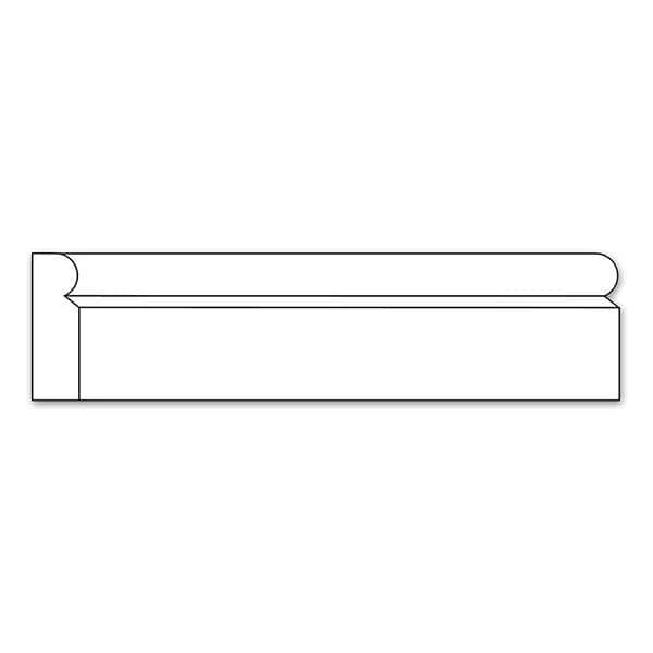 Traditional Door Stop, 1 1/2''w x 1/2''d