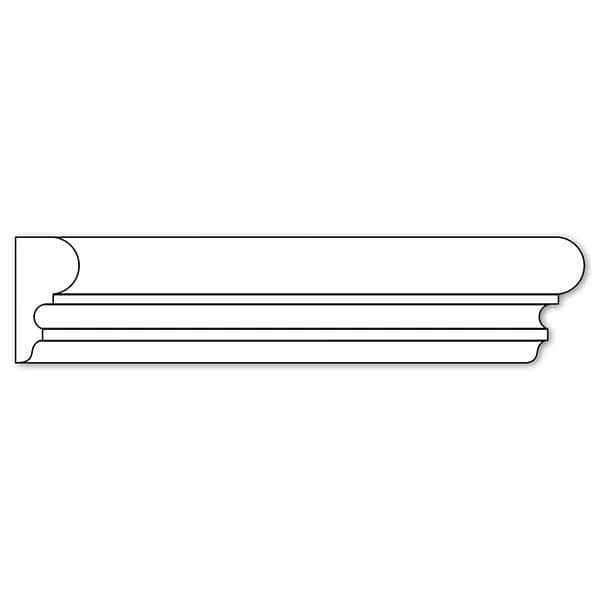 Traditional Panel Moulding, 1 1/4''w x 5/8''d
