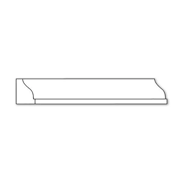Traditional Panel Moulding, 1''w x 3/4''d