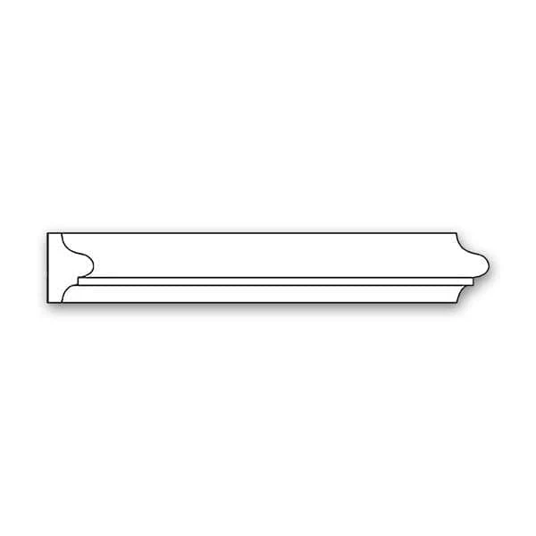 Traditional Panel Moulding, 1''w x 5/8''d