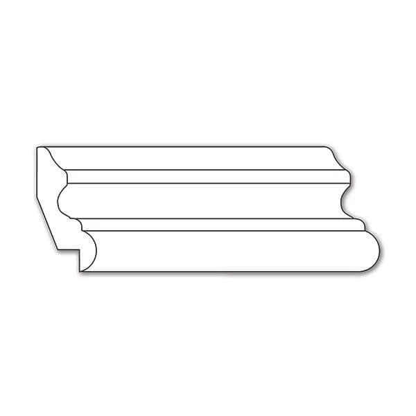 Traditional Panel Moulding (Lips 3/4), 2 1/4"w x 5/8"d