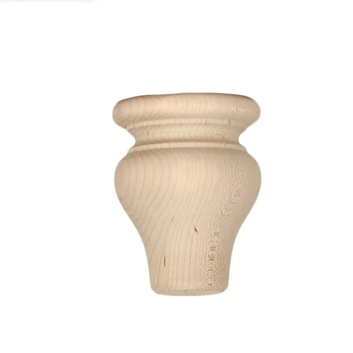 Traditional Tall Round Bun Foot, 3 1/2"dia. X 4"h