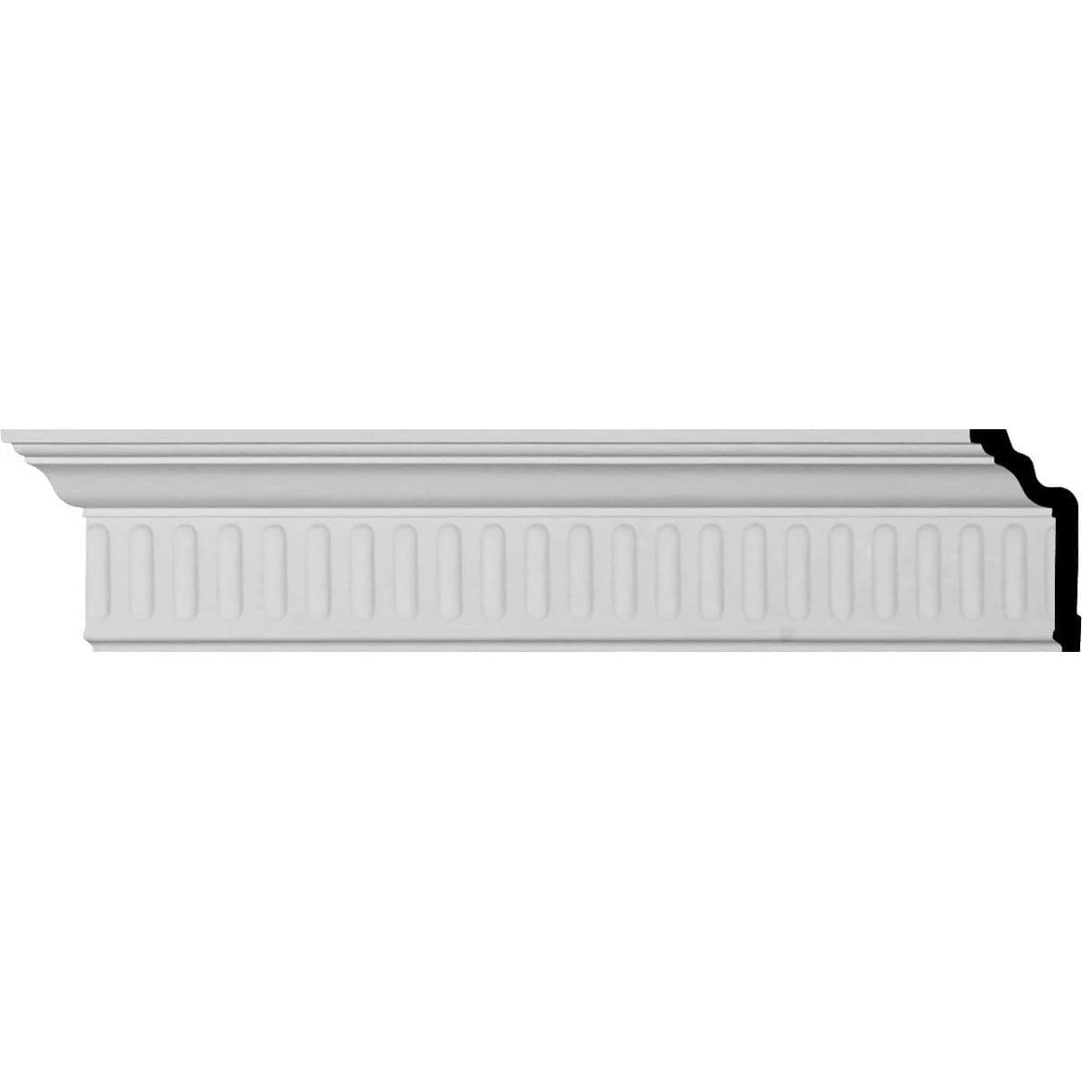 Viceroy Crown Moulding, 4"H x 2 1/4"P x 4 1/2"F x 94 1/2"L