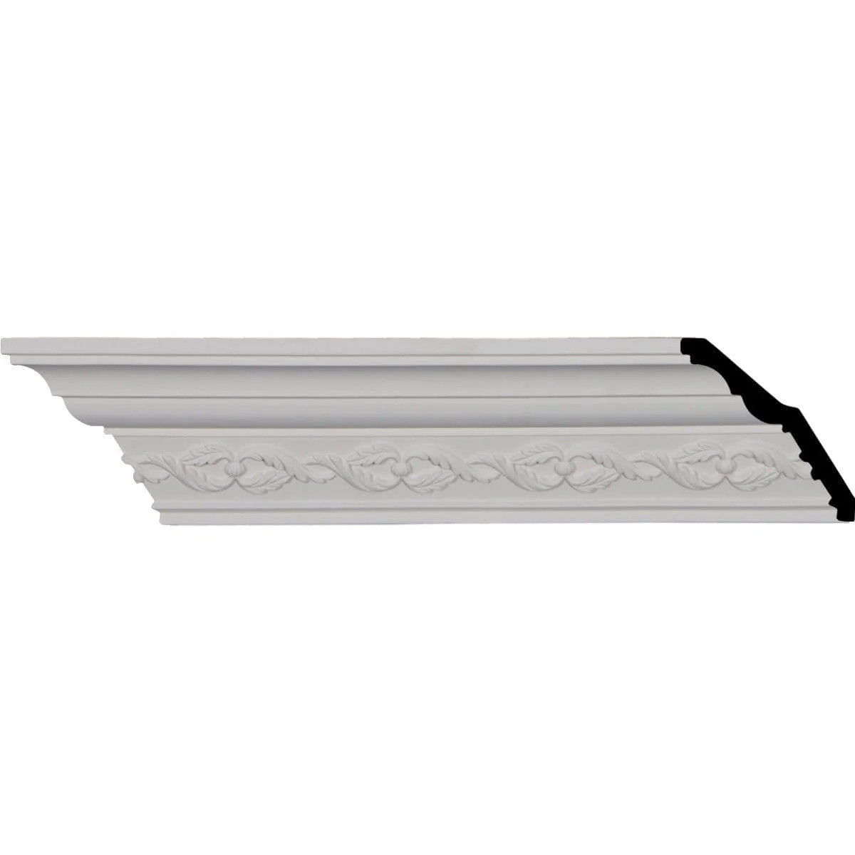 Washington Crown Moulding, 3 5/8"H x 3 5/8"P x 5 1/8"F x 94 1/2"L, (3 1/2" Repeat)