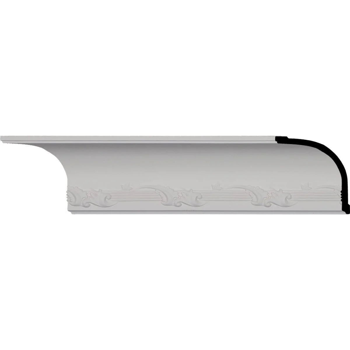 Winston Cove Crown Moulding, 4 7/8"H x 4 1/2"P x 6 5/8"F x 94 1/2"L